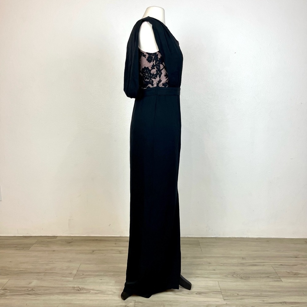 RAOUL Black Lana Lace Gown - Romantic Classic Glamor. Size 6 - $595